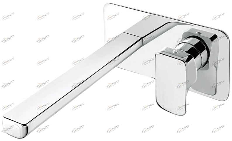 Fir Italia Смеситель для умывальника настенный на 2 отверстия Daily 44 4410208