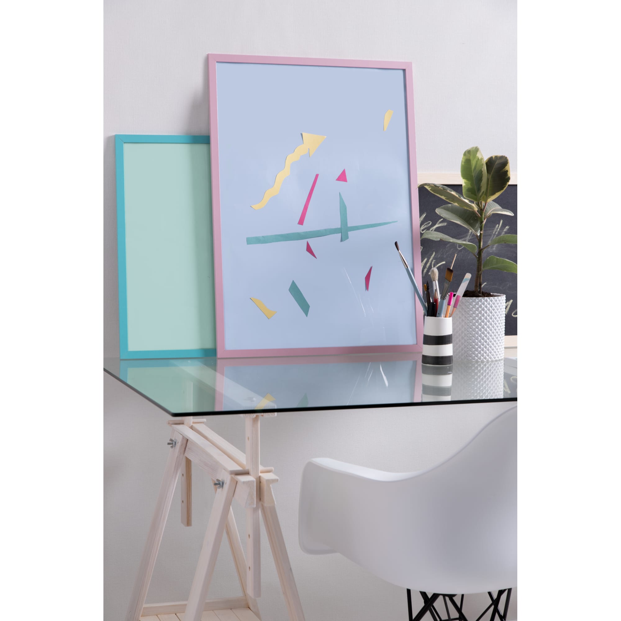 18751401 Рамка Inspire «Color», 40х50 см, цвет голубой Santreyd  - Вид №3