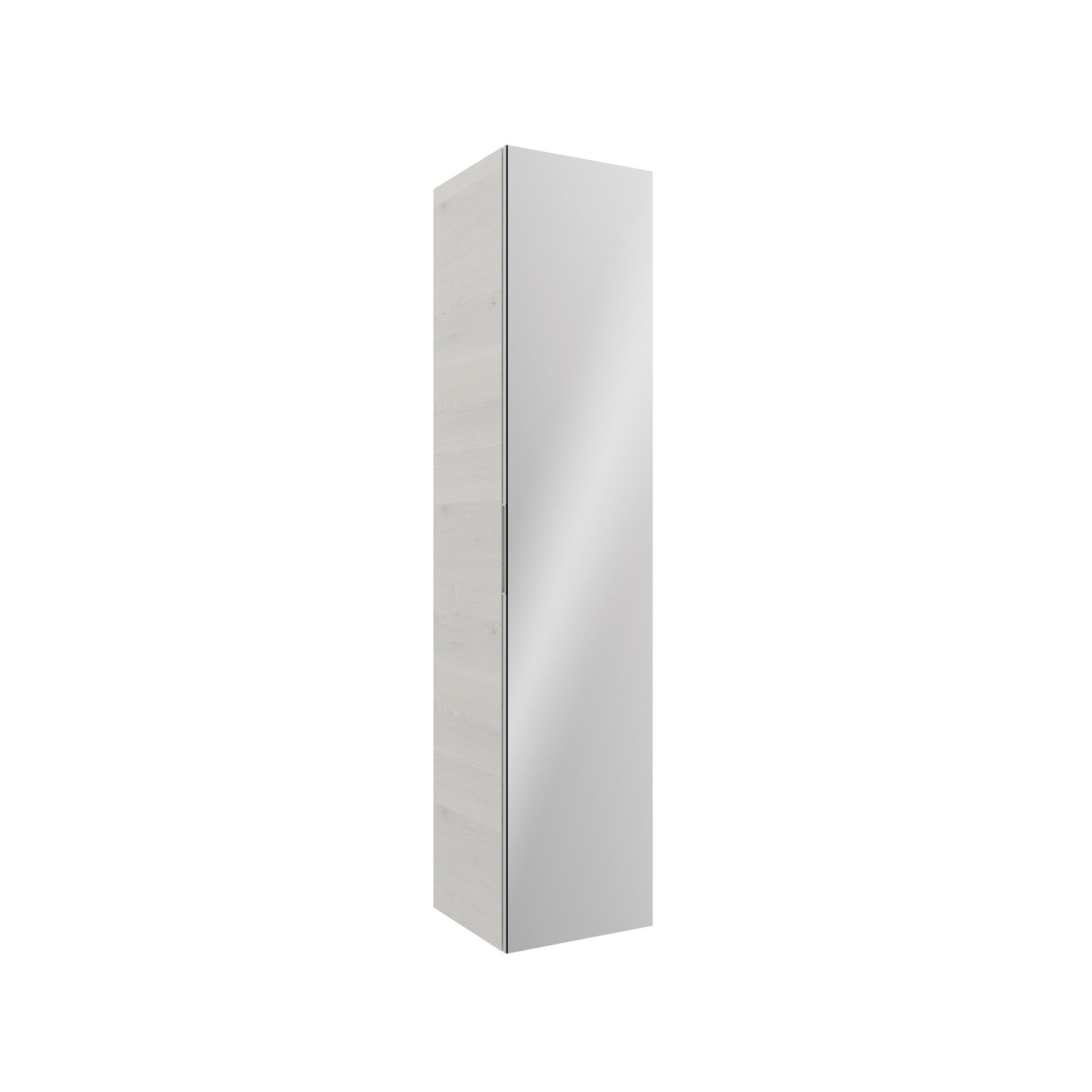 26866 SALGAR Колонна АЛЬЯНС 1600 двусторонняя 1 зеркальная дверца SBIANCATO 350 x 1600 x 349 мм Sbiancato 