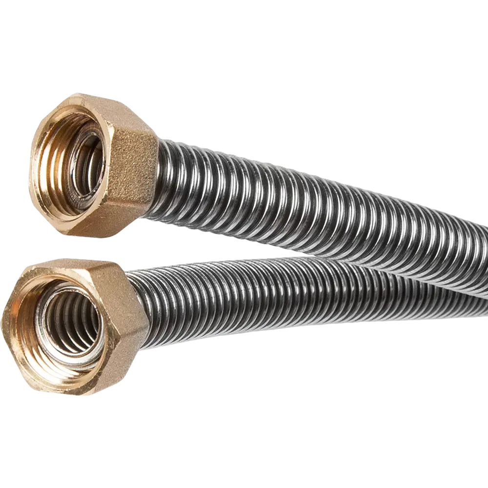 Гибкая подводка для газа сильфонного типа 1/2" ВР 2 м TUBOFLEX STLM-2204447 - Вид №1