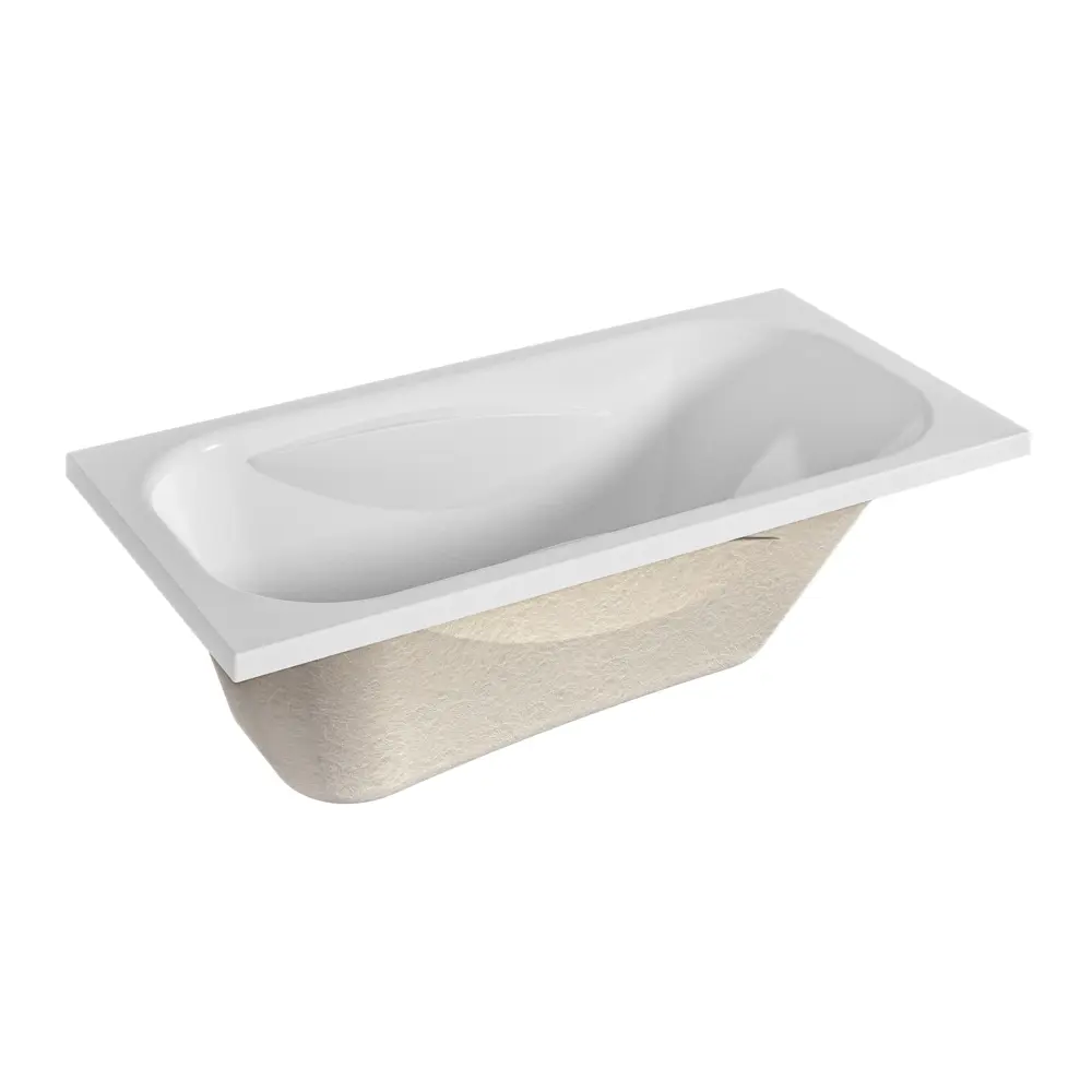 Ванна 100Acryl Luara акриловая 140x70 см ножки в комплекте STLM-2036890 - Вид №2