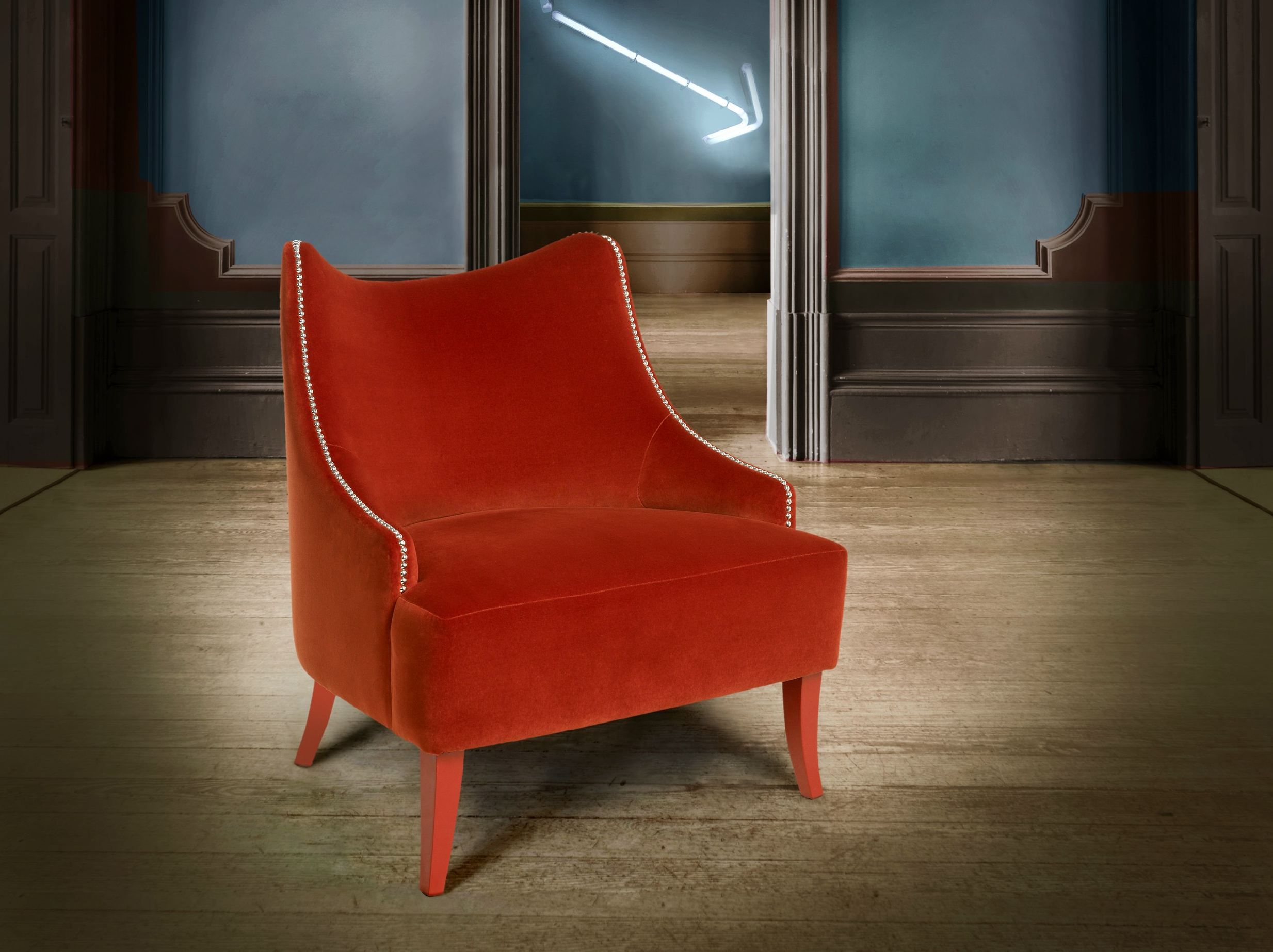 Тканевое кресло с подлокотниками Munna Fetica ARCH-00064577 - Вид №3