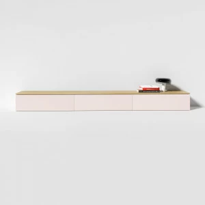 Тумба под телевизор с ящиками серо-бежевая 270 см Tall BRAGIN DESIGN  00-3879352 Бежевый