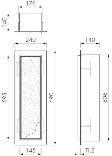 ESS Easy Drain Ниша / ершик для унитаза T-roll Tcl-8 - Вид №2