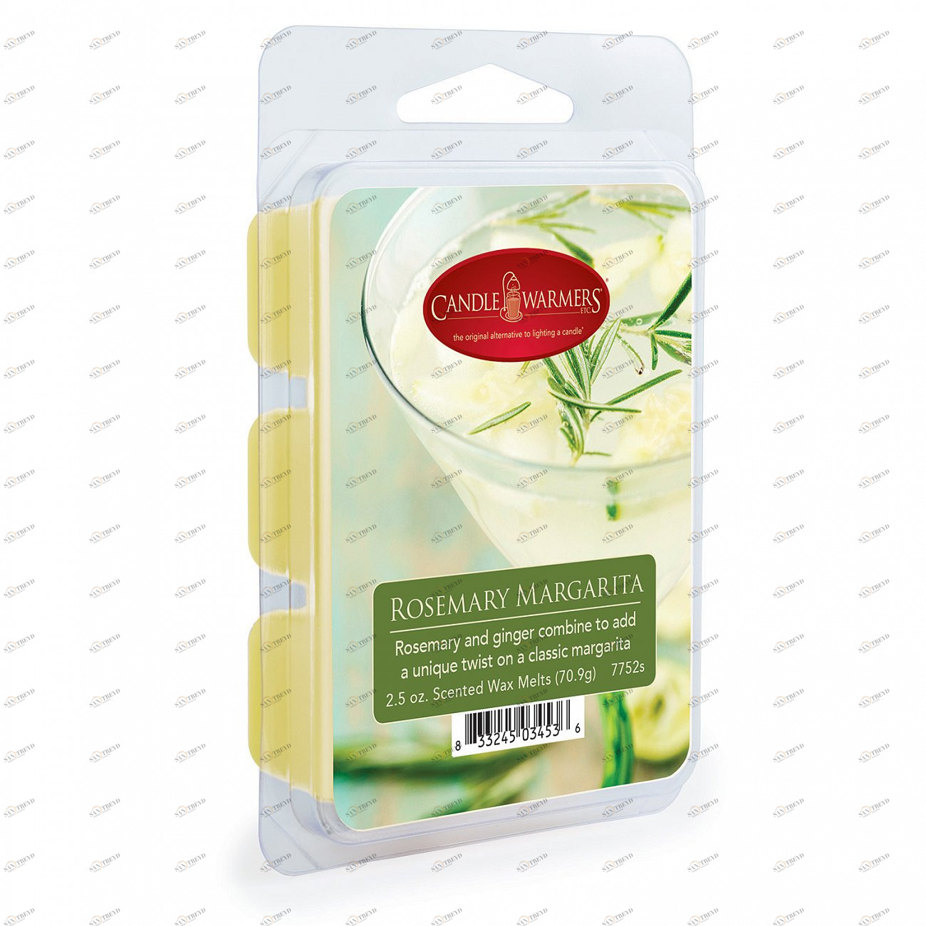 Ароматический воск 75гр. "Розовая маргарита" Rosemary Margarita CANDLE WARMERS  268186 Желтый 