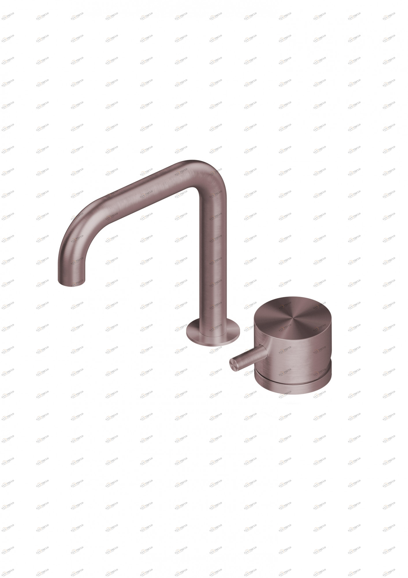 Источник. 12 07. Смеситель на два отверстия Quadrodesign SOURCE