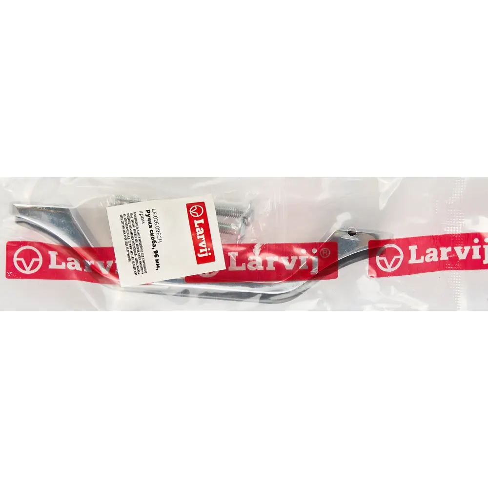 87377760 Ручка-скоба мебельная L4.026 ЦАМ 96 мм цвет хром STLM-1008306 LARVIJ  - Вид №5