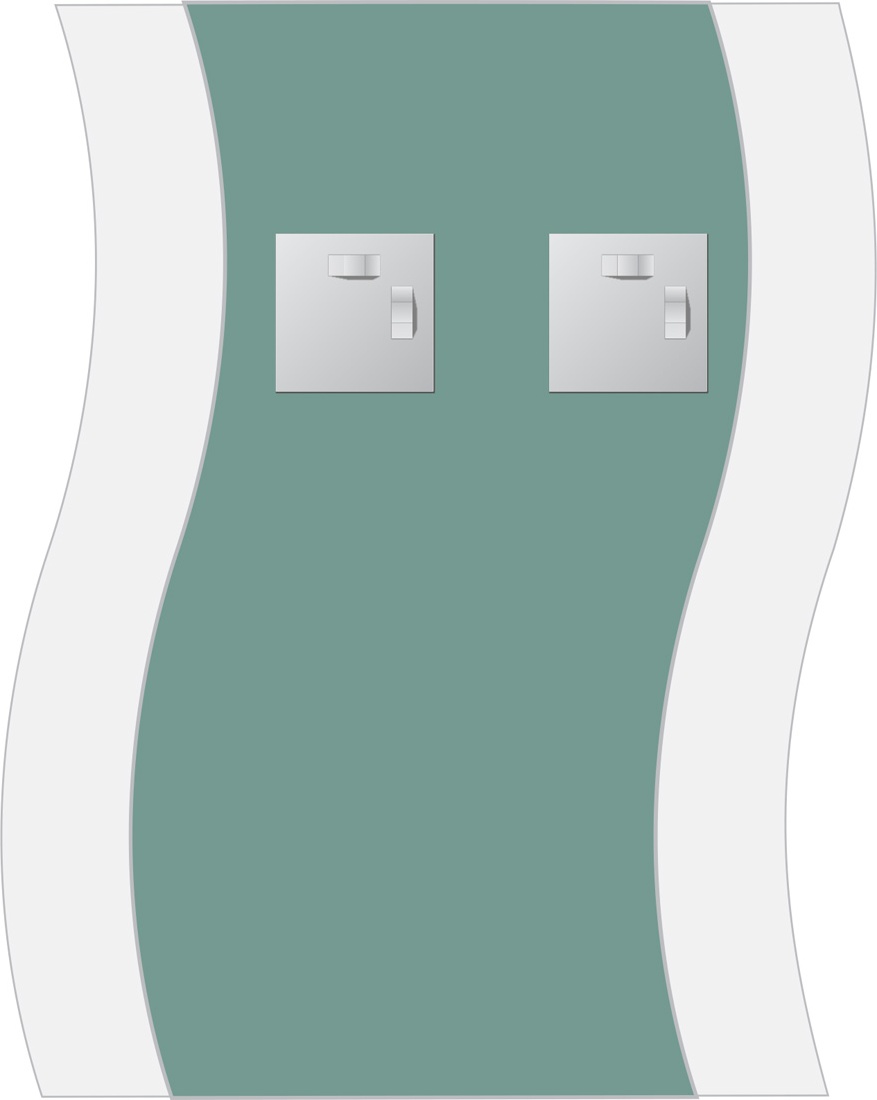 BY 0413 Зеркало с матированием EVOFORM Fashion - Вид №2