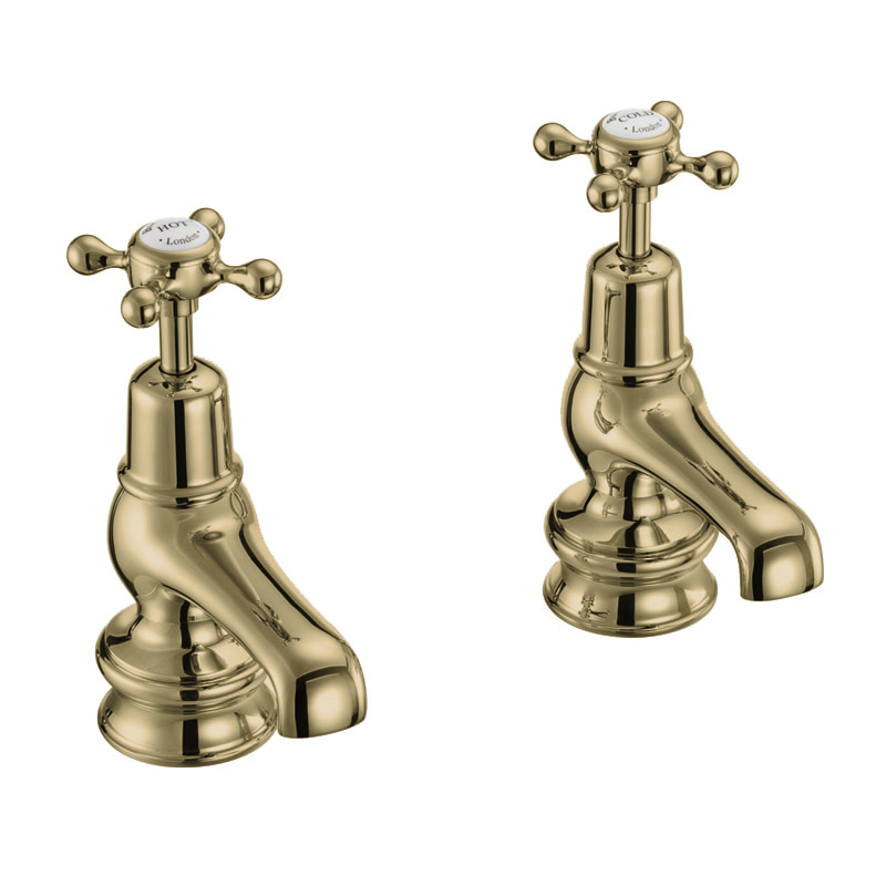Burlington Кран для бассейна Claremont Regent 3 " Полный оборот с черным акцентом в Chrome CLR1 BLA  - Вид №3