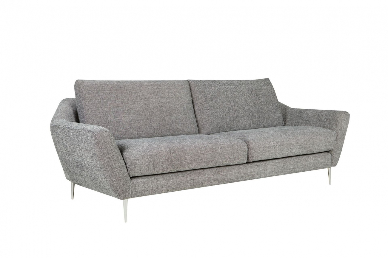 Диван трехместный прямой серый Agda SITS AGDA 191855 Серый  - Вид №1