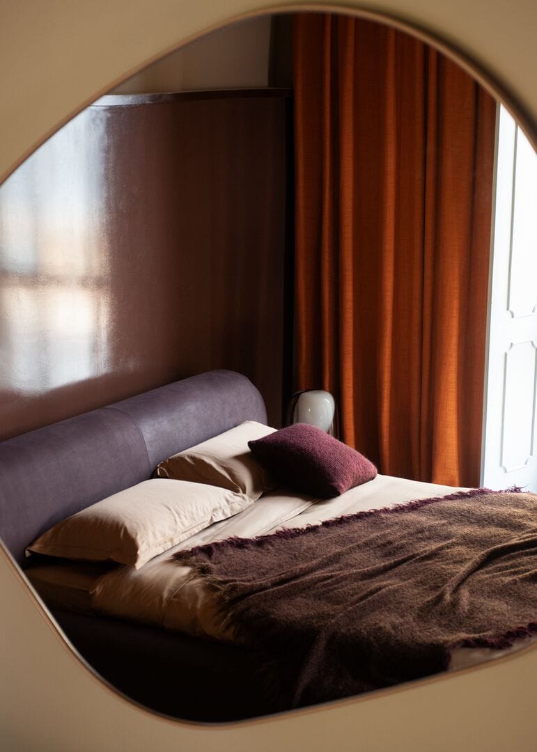 Зеркало в кожаной оправе Baxter FLUID ARCH-00152966 - Вид №6