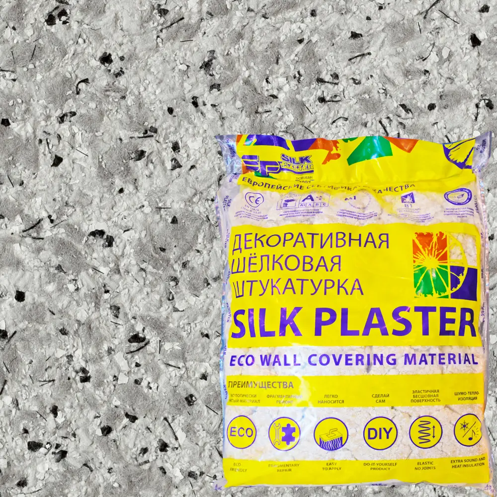 Жидкие обои Silk Plaster Сауф 941 1.2 кг цвет серый STLM-2211758