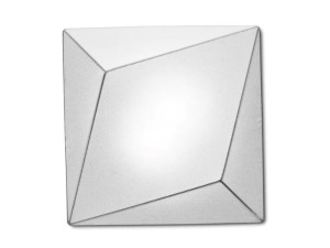 Квадратный тканевый настенный светильник / потолочный светильник