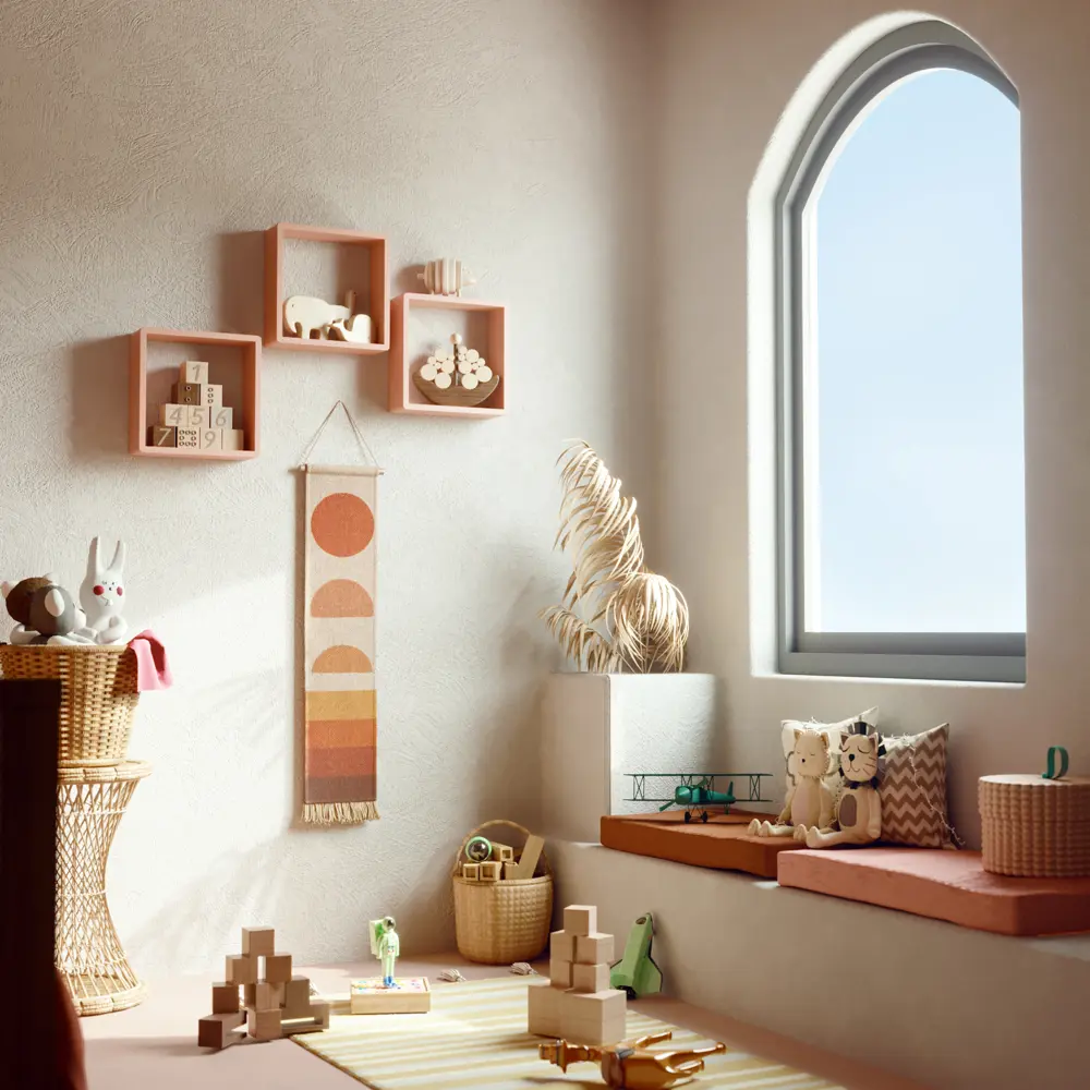 Spaceo: Набор из трёх полок для интерьера 20×20/24×24/28×28 см 82877486 STLM-1093550 - Вид №7