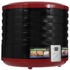 8195702 Сушилка для овощей и фруктов MARTA MT-1870 красный