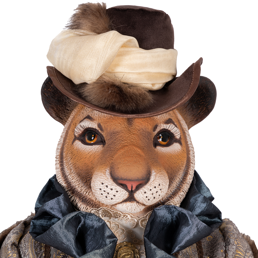 76132 Коллекционная кукла Тигрица Мадам Клико BOGACHO 4627196597525 - Вид №7