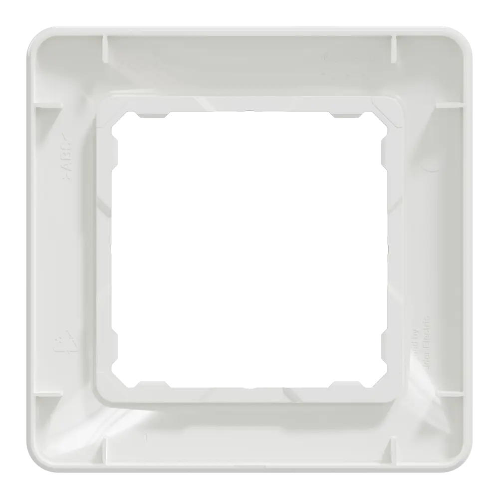 Рамка для розеток и выключателей Systeme Electric Sedna Design 1 пост, цвет белый STLM-2040098 - Вид №2