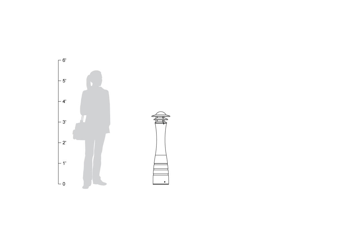 FSRT239 Столбик Triada  Forms-surfaces  - Вид №7