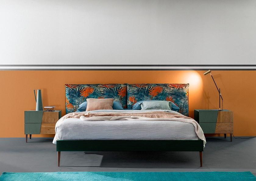 Devina Nais Двуспальная кровать с мягким изголовьем Zero.16 sun-id-1453956 - Вид №1