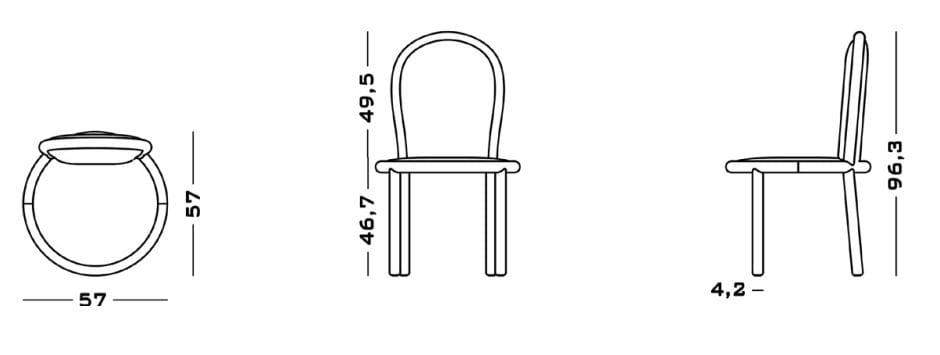 Тканевый стул Secolo MASA ARCH-00033122 - Вид №8