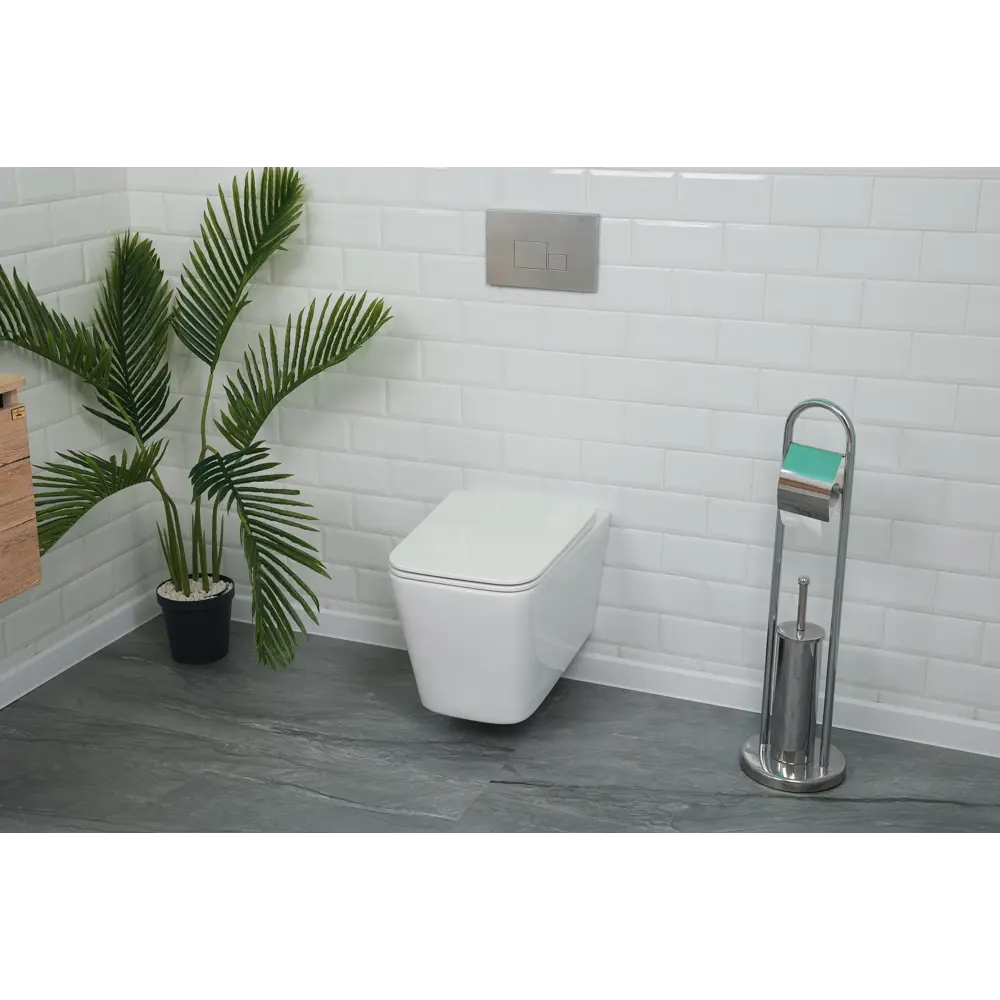 Подвесной унитаз Alcora Tormenta с микролифтом и безободковым дизайном 89360844 STLM-0999515 - Вид №2