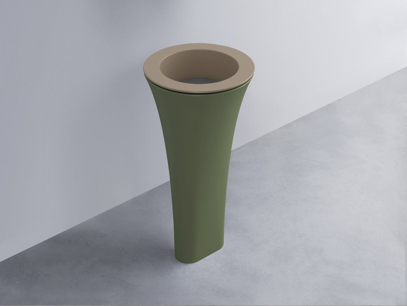 AMLA45-AN+AMPILT-CM+AMCOLT-AG Раковина Amedeo Tondo отдельностоящая cielo Enjoy + Amedeo Ceramica Cielo