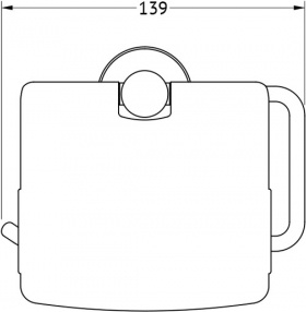 055 Держатель т/ бумаги с крышкой NОS FBS Nostalgy - Вид №1