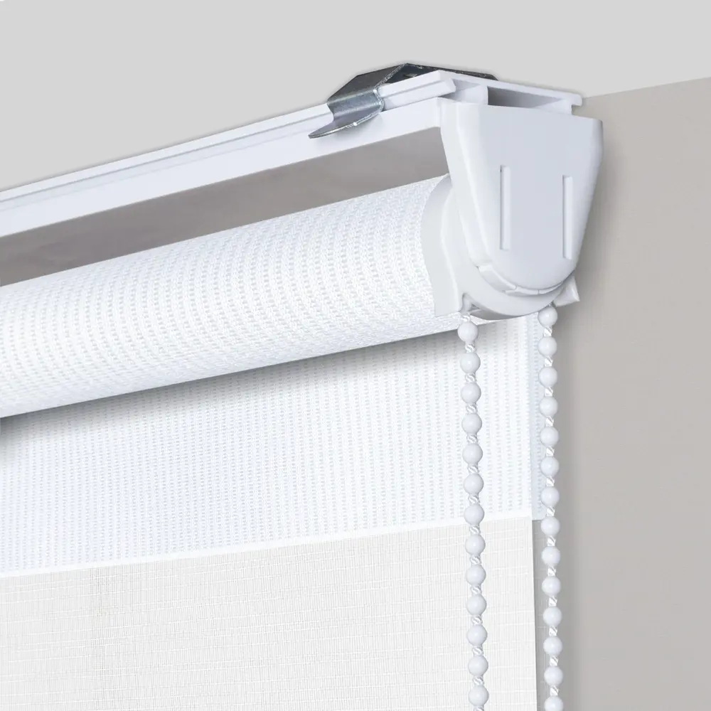 Рулонная штора день-ночь MIAMOZA Петер 120x175 см белая 89411382 STLM-1565124 - Вид №1