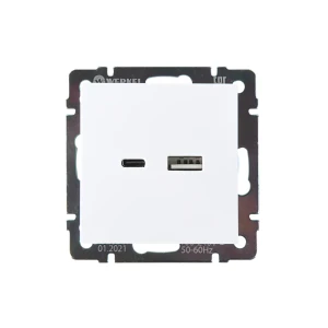 Розетка USB встраиваемая Werkel W1171801 цвет белый