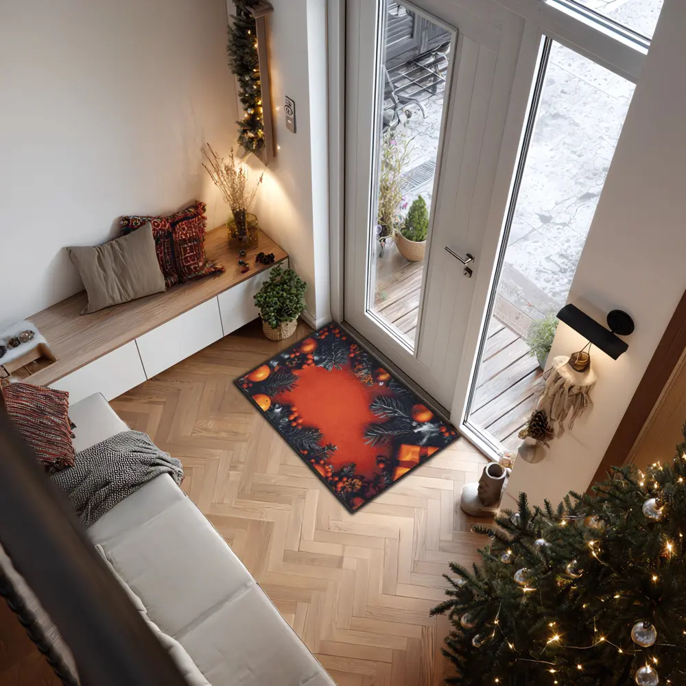 Грязезащитный коврик Confeti 50x80 см красный 89439197 Santreyd STLM-1584992