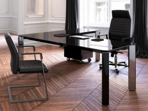 Las Mobili Исполнительный угловой письменный стол в современном стиле Iulio hg