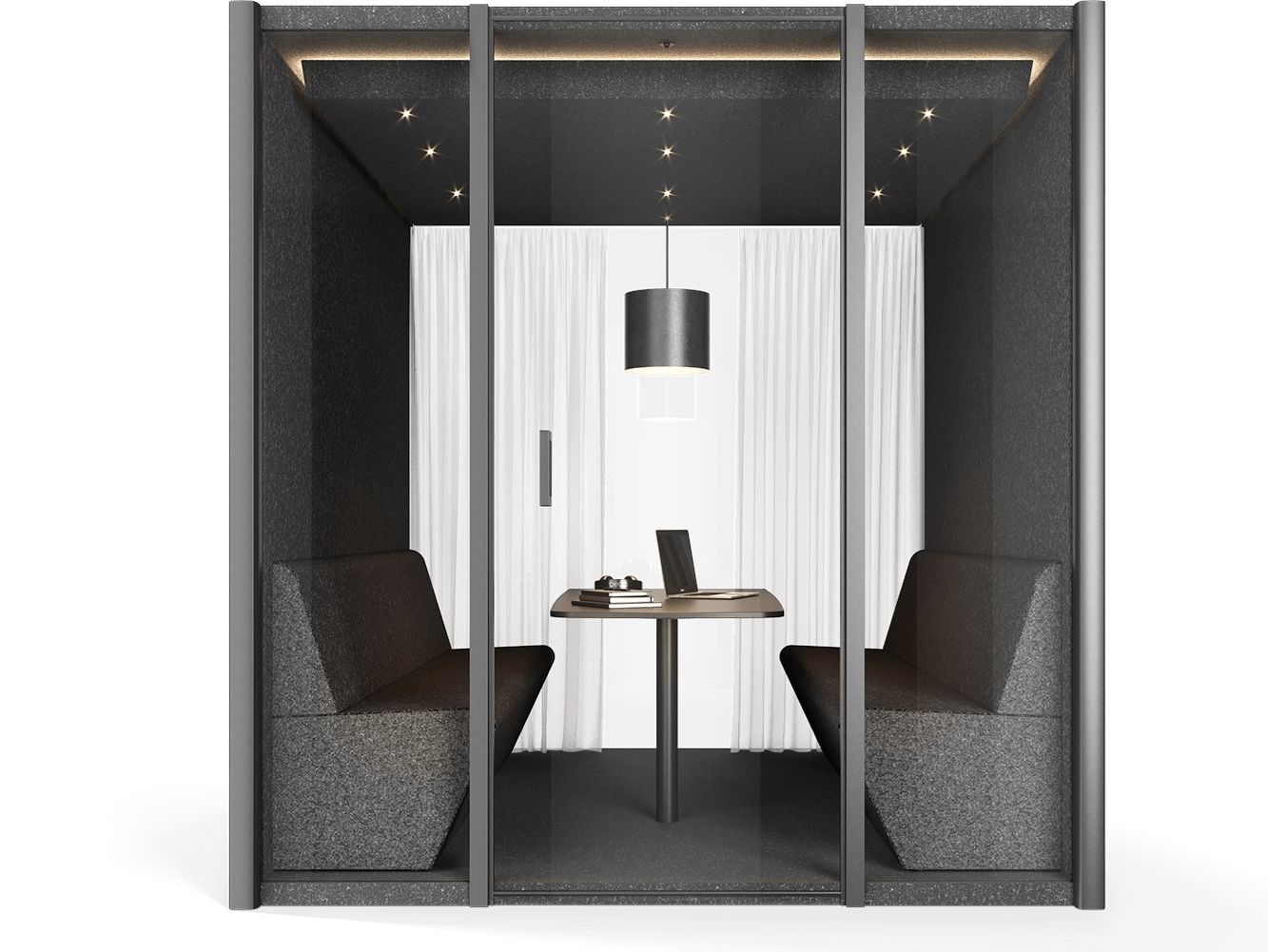 Акустическая офисная кабина со встроенным освещением Bosse Human Space ARCH-00056435