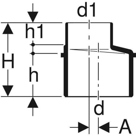 310.060.14.1 Переход эксцентриковый Geberit Silent-db20 Geberit  - Вид №2