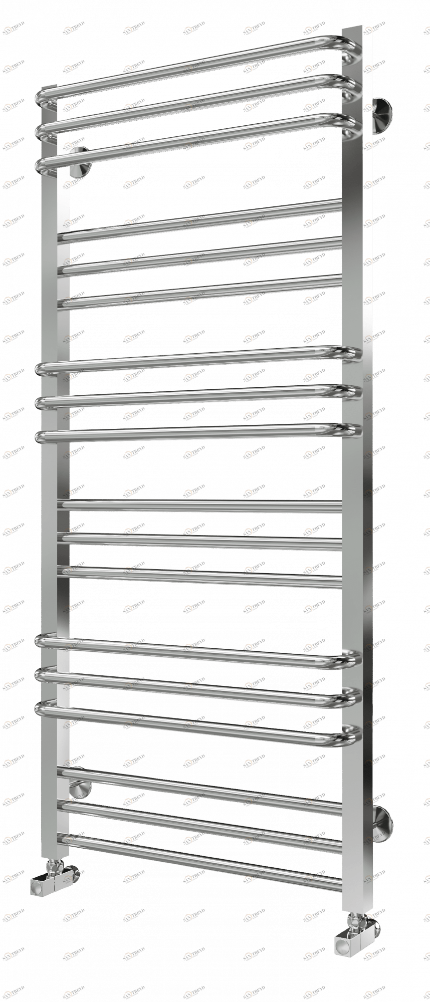 4620768882333 ЛЮКС Соренто П18 500х1156 (3+3+3+3+3+3) Полотенцесушитель TERMINUS RAL 9005 матовый