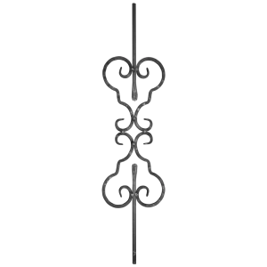 Балясина кованая Восточный вензель 210x900x15 мм