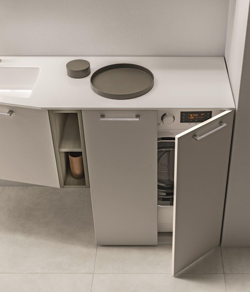 Cerasa Шкафчик для ванной с основанием для стиральной машины Cartabianca sun-id-1452479 - Вид №1