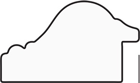 BY 1080 Зеркало в багетной раме - мельхиор 41 mm EVOFORM Definite - Вид №3