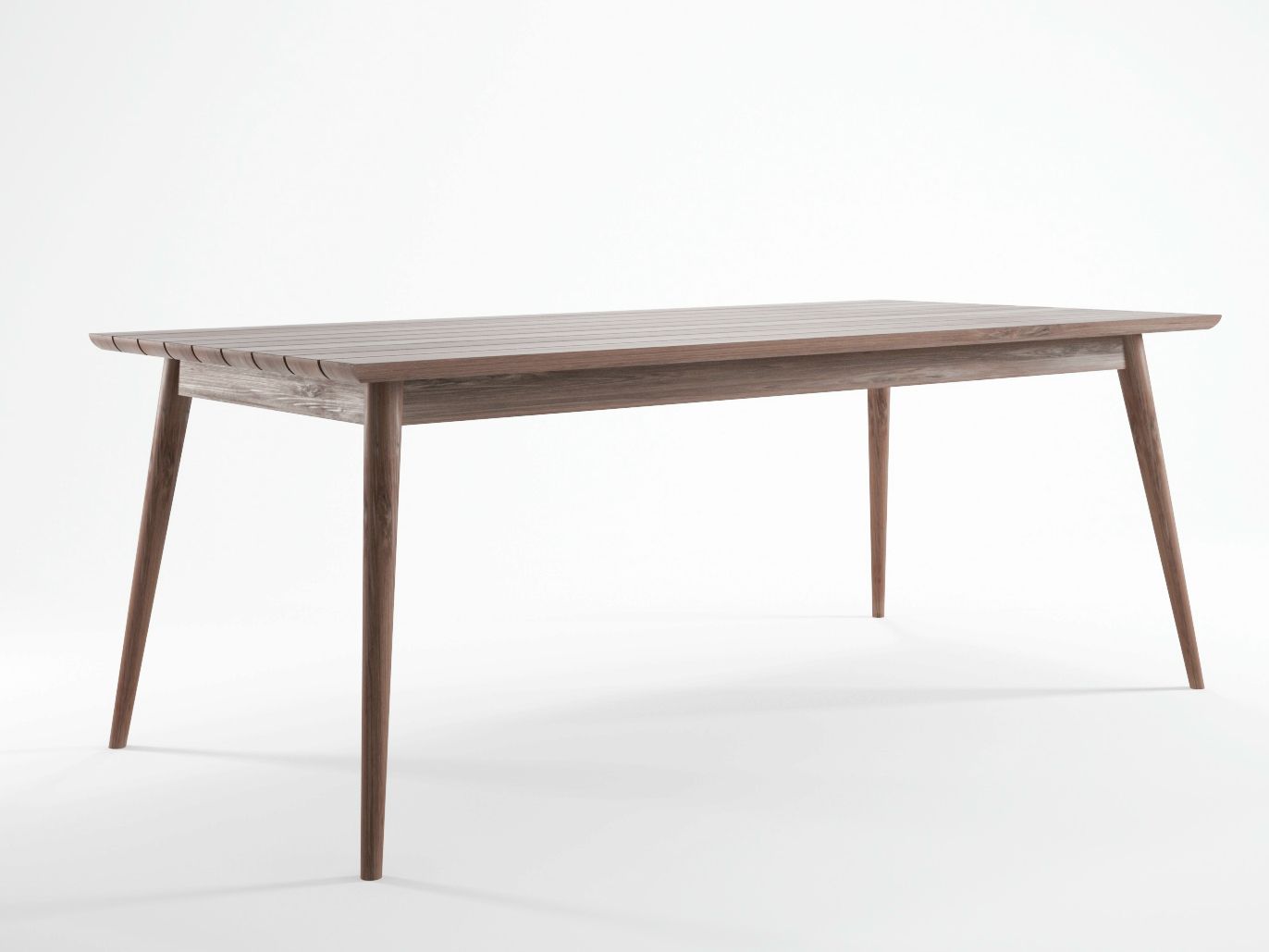 Садовый стол из тикового дерева в скандинавском стиле KARPENTER Vintage Outdoor ARCH-00145187