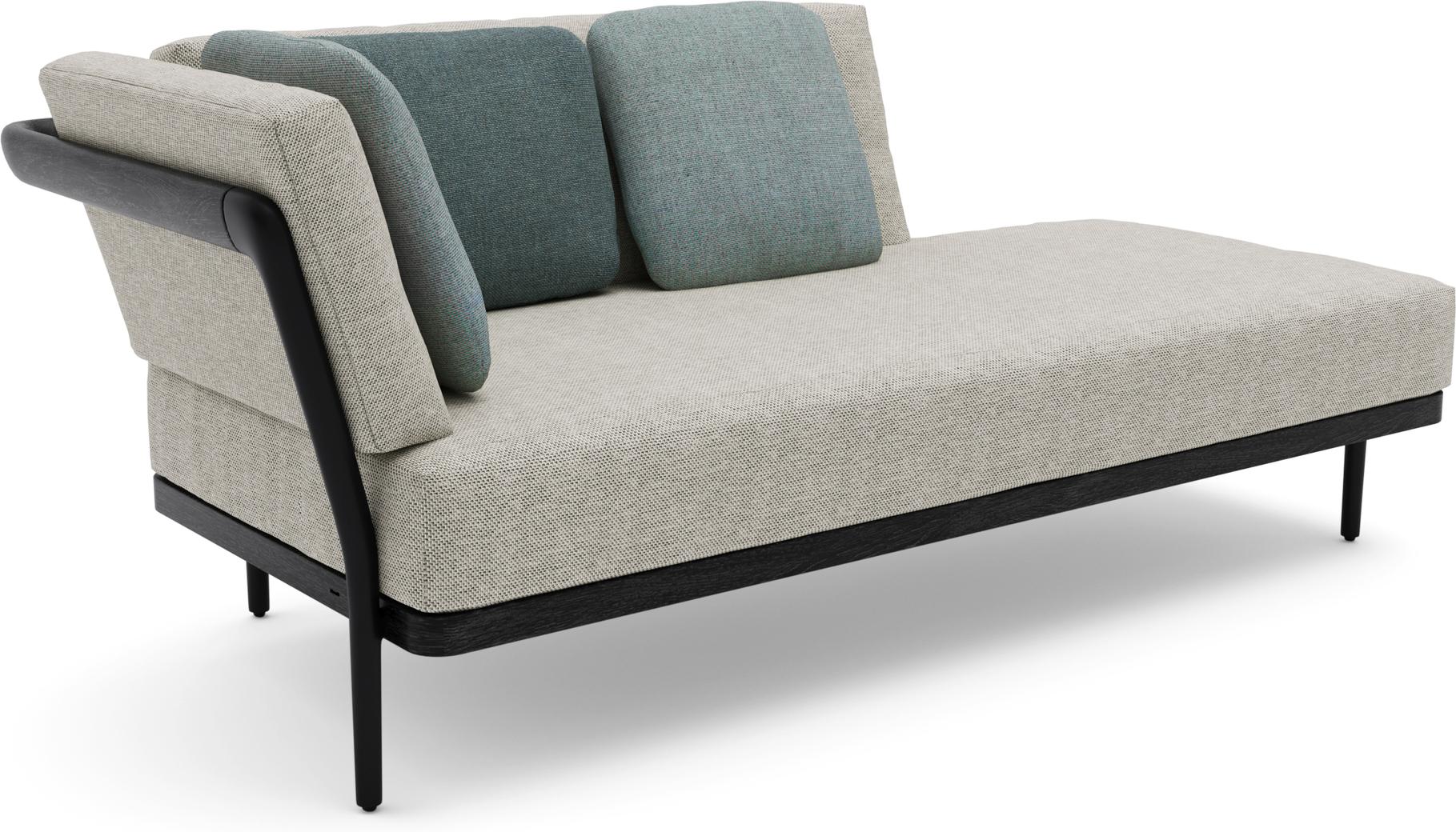 MNST270 Двустороннее правое сиденье лава teak nero Manutti Flex