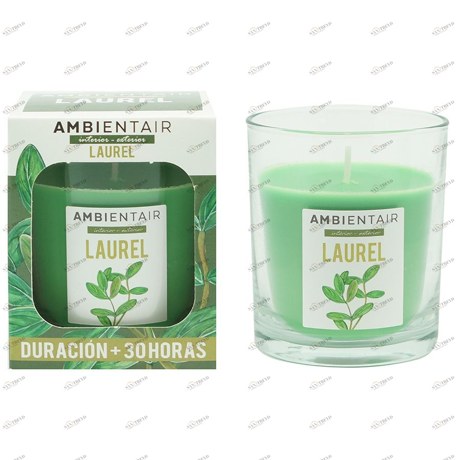 Свеча ароматическая «Лавр» Garden 30 ч Ambientair VV030LRAACJ19
