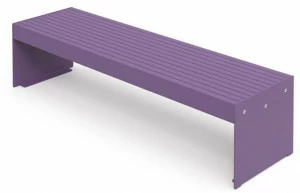 City Design Скамья из оцинкованной стали без спинки Lena Lena pm