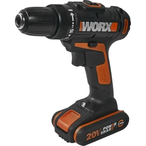 Дрель-шуруповерт аккумуляторная Worx WX101.1, 20 В Li-ion 2x2Ач 82634260 STLM-2209265