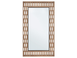 Прямоугольное зеркало из ели с рамой для стен