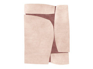 Прямоугольный шерстяной ковер ручной работы