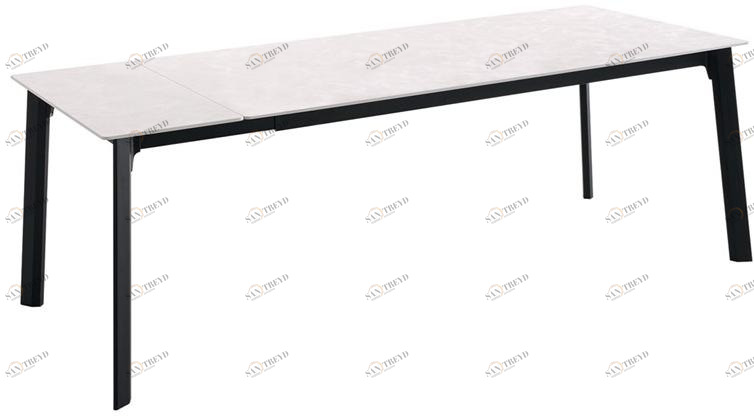 Febal Casa Раздвижной прямоугольный стол из стали и дерева sun-id-1507345