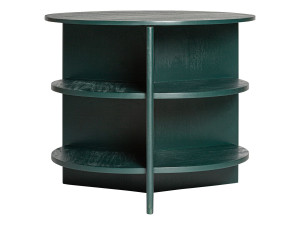 Круглый журнальный столик из дуба