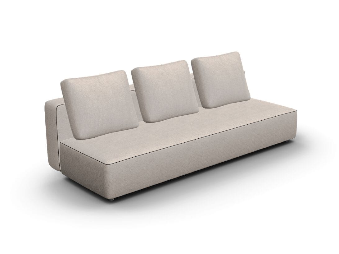 3-местный тканевый садовый диван RODA ARCH-00072237