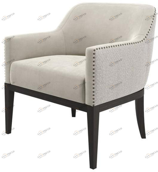 FRATO Бархатное кресло с подлокотниками  Fup010004aag 