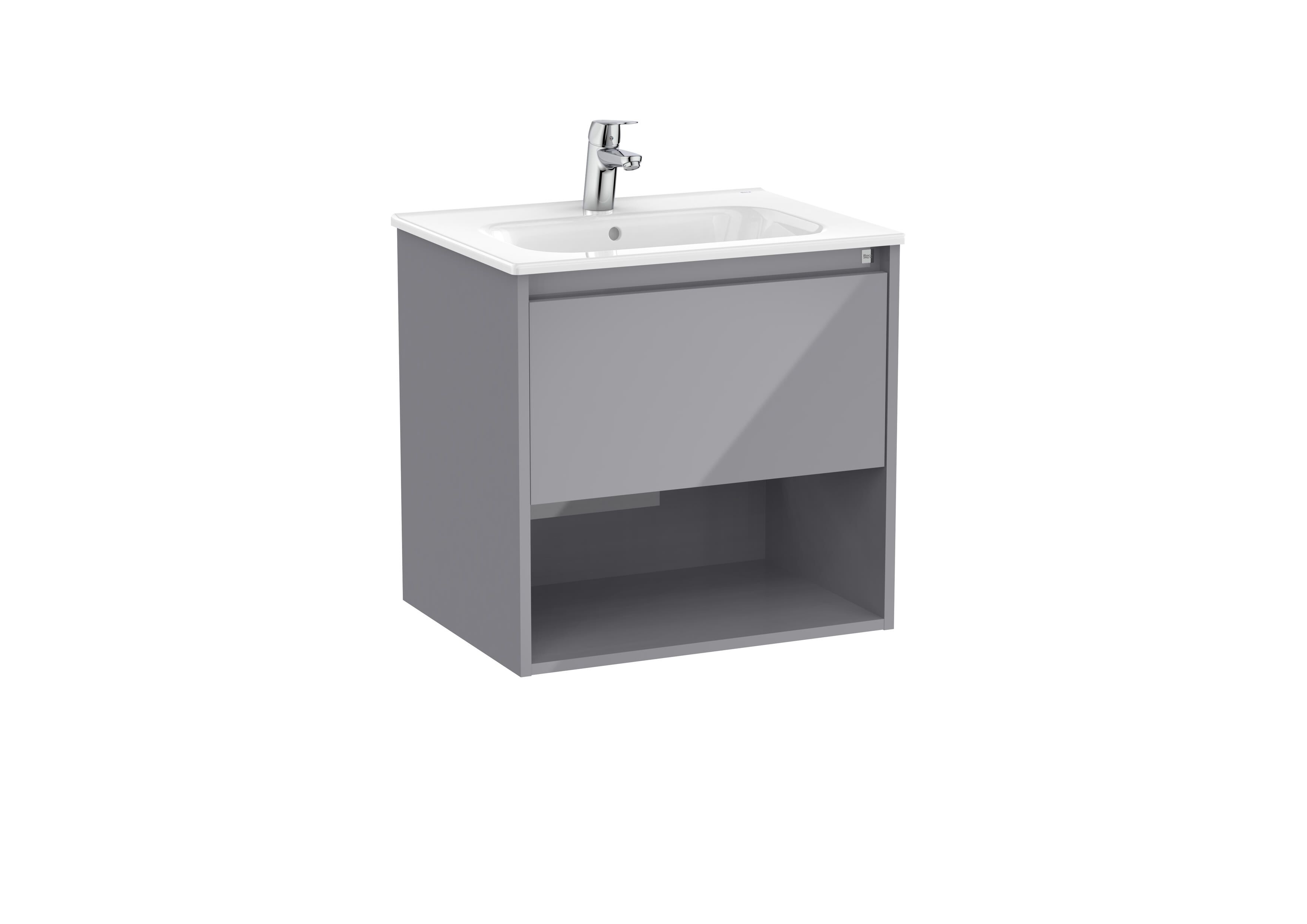 Деревянный подвесной умывальник со встроенным умывальником Roca Tenor ARCH-00050376 - Вид №1