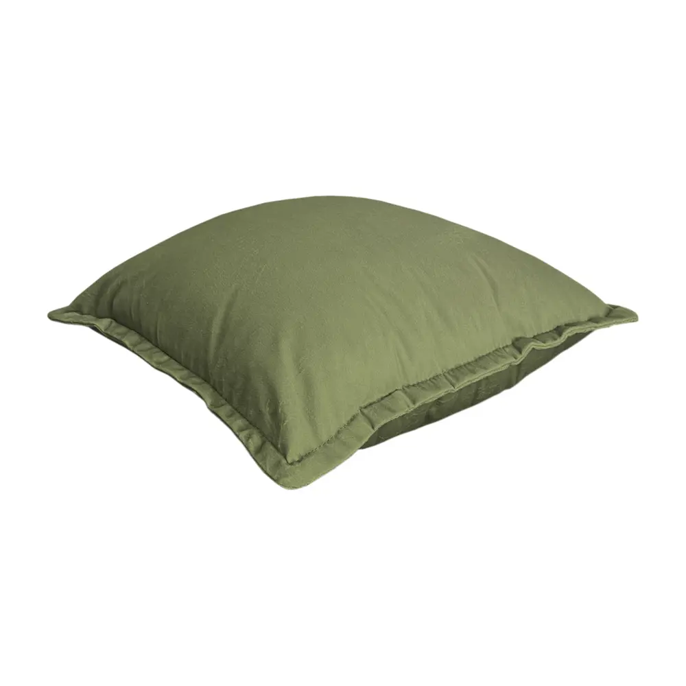 Перея Декоративная подушка 45×45 см хаки бархат 89426302 Santreyd STLM-1580294 - Вид №1